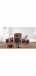 GENIUS repro SW-HF 5.1 4600 Ver. II/ 5.1/ 120W/ Dřevěné/ Dálkový ovladač
