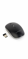 GEMBIRD myš MUSW-4B-01, černá, bezdrátová, USB nano receiver