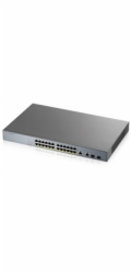 Zyxel GS1350-26HP 26 Port smart managed CCTV PoE switch, long range, 375W, 24x GbE, 2x combo RJ45/SFP