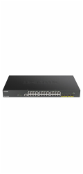 D-Link DGS-1250-28XMP D-Link DGS-1250-28XMP Smart switch 24x Gb PoE+, 4x 1G/10G SFP+, 370W