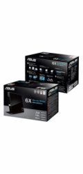 ASUS External Slim BD Writer SBW-06D2X-U BLACK, USB 3.1, Blu-ray