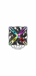 Zalman chladič CPU CNPS20X / 2x 140mm RGB ventilátor / heatpipe / PWM / výška 170mm / pro AMD i Intel
