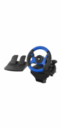 Genesis Seaborg 350 NGK-1566 Herní volant, multiplatformní pro PC, PS4, PS3, Xbox One, Switch, 180°