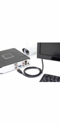 Digitus HDMI Premium High Speed Anschlusskabel, mit Ethernet, UHD 4K (schwarz, 3 Meter)