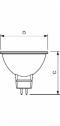 Philips CorePro LEDspot ND 7-50W MR16 827 36D, LED žárovka
