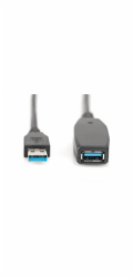 USB 3.0 SuperSpeed ??USB A/USB A/M/Active Black 10m kabel