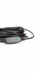 Digitus Aktives USB 3.2 Gen 1 Verlängerungskabel, 15 Meter (schwarz, Repeater Kabel)
