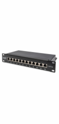 Digitus DN-91612S-EA 12 portů síťový patch panel 254 mm (10) CAT 6A 1 U vícebarevná osazený