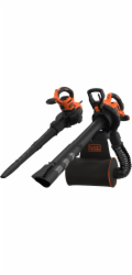 BLACK+DECKER elektrický vysavač listí 3 v 1 BEBLV300-QS, vysavač listí/foukač listí