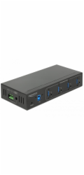 Delock Externer Industrie Hub 4 x USB 3.0 Typ-A, USB-Hub 63309