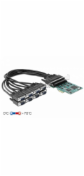 DeLOCK PCIe karta > 8xSerial RS-232 DB9, karta rozhraní