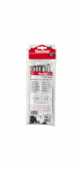 Fischer Hmoždinka do okenního rámu F 10 M 182 B (stříbrná, 6 kusů, se šroubem)