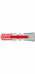 Fischer Hmoždinky DUOPOWER 12x60 K (světle šedá/červená, 4 kusy)