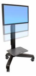 Ergotron Neo-Flex Mobile MediaCenter LD - Vozík - Technologie konstantní síly - pro Displej LCD - hliník, ocel, ABS plast, slitina zinku, kompozitní plast - černá - velikost obrazovky: 27"-60"