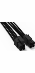 být zticha! CC-4420 4+4 ATX/EPS kabel pro modulární zdroje - černý