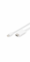 Digitus Assmann AK-340304-020-W Digitus DisplayPort kabelový adaptér, mini DP - HDMI, 2m ,DP 1.2_HDMI 2.0, 4K/60Hz