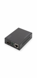 DIGITUS Professional Gigabit PoE media converter, RJ45 / SFP, PSE