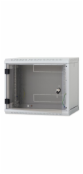 Triton RUA-09-LS6-CAX-A1 Nástěnný rack RUA 9U/600mm odn.boč.+perf.dveře