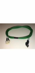 Broadcom LSI internal U.3 cable 1.0 m SlimLine x8 (SFF-8654) to 2x Mini-SAS HD (SFF-8643) white (for NVMe) SMC