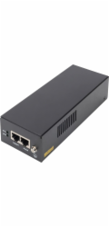 DIGITUS Injektor Gigabit Ethernet PoE ++, napájecí piny 802.3bt: 4/5 (+), 7/8 (-) a 3/6 (+), 1/2 (-), 85 W