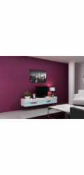 Cama RTVVIGO180N b/b televizní stolek/nábytek k multimediálnímu vybavení 2 police/polic