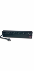 APC Basic Rack-Mount PDU - Pásek na rozvod silnoproudu (k montáži na regál) - AC 120 V - 2.4 kW - vstup: NEMA 5-20 - výstupní konektory: 10 (NEMA 5-20) - 1U - 19" - 3.65 m kabel - černá - pro P/N: SMT