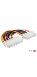 Delock - Elektrický kabel - 24 pinů ATX (F) do 20 pinů ATX (M) - 11 cm