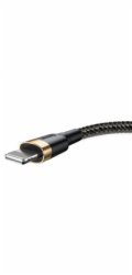 Baseus Cafule nabíjecí/datový kabel USB na Lightning 2,4A 1m, zlatá-černá