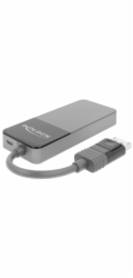 DeLOCK DisplayPort Splitter 1.4 > 3x HDMI MST (černý, 12,5cm kabel)