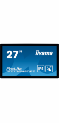 iiyama ProLite TF2738MSC-B2 - LED monitor - 27" - open frame - dotykový displej - 1920 x 1080 Full HD (1080p) @ 60 Hz - A-MVA+ - 300 cd/m? - 3000:1 - 5 ms - HDMI, DVI, DisplayPort - reproduktory - čer