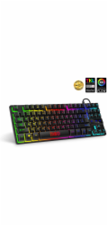 CONNECT IT NEO Compact klávesnice pro hráče , podsvícená, USB, (CZ+SK verze)