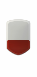 iGET SECURITY P11v2 - Bezdrátová venkovní siréna 100 dB, indikace alarmu pomocí červené LED diody, 230V, pro M2B/M3B