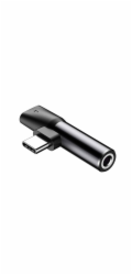 Baseus CATL41-01 Rozbočovač USB-C/3.5mm Jack Black
