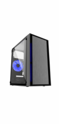 Gembird Fornax 960 CCC-FORNAX-960B - Gaming design PC case 3x12cm fans blue