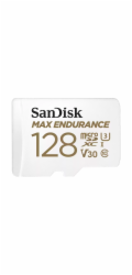 SanDisk MAX ENDURANCE microSDXC 128GB / C10, U3, V30 / 60,000 Hours / + SD Adaptér