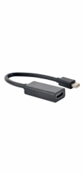 Gembird adaptér Mini DisplayPort (M) na HDMI (F), 4K, 0.15 m kábel, čierny