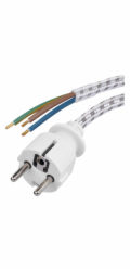 Kabel flexo 3x0,75mm opředená 2,4m  S00003