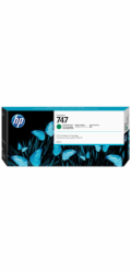 HP inkoustová kazeta P2V84A, HP 747, chromatická zelená, 300ml