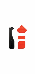 Yato Silikonové špachtle s vykrajovátkem, 3 ks. (YT-5262)