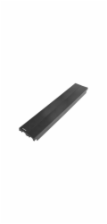 LANBERG 19" PLASTIC FAST ASSEMBLY FIRE RETARDANT BLANKING PANEL 2U BLACK  