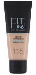 Maybelline Fit Me Liquid Foundation matující make-up na obličej 115 Ivory 30 ml
