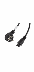 LANBERG CEE 7/7 (MICKEY) na IEC 320 C5 POWER CORD 3M VDE černý  