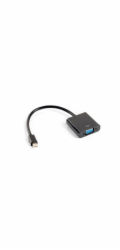 Adaptér AV Lanberg DisplayPort Mini - D-Sub (VGA) černý (AD-0006-BK)