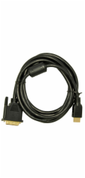 Akyga AK-AV-13 video cable adapter 3 m DVI-D HDMI Type A (Standard) Black  Gold