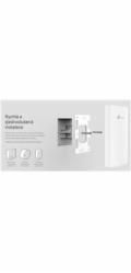 TP-Link EAP615-Wall OMADA WiFi6 AP (AX1800,2,4GHz/5GHz,4xGbELAN,1xPoE-in,1xPoE-out,13W)