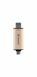 Transcend 512GB JetFlash 930C, USB-C/USB 3.2 (Gen 1) duální flash disk, 420MB/s R, 400MB/s W, zlatý
