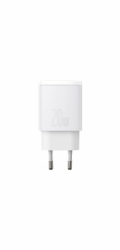 Baseus kompaktní rychlonabíjecí adaptér USB-A + Type-C 20W EU, bílá
