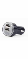 Nabíječka do auta 2xUSB 2.1A černá
