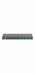 Digitus Ultra tenký HDMI Rozbočovač, 1x4, 4K / 60Hz HDR, HDCP 2.2, 18 Gbps, Micro USB napájeno