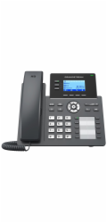 Grandstream GRP2604P/ VoIP telefon/ 2,48" podsvícený grafický display/ 6x SIP/ 2x LAN/ PoE/ GDMS
